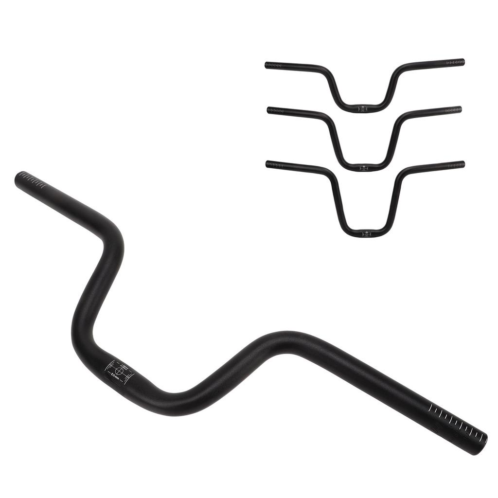 Bike Riser Bar Mountain Bike Handlebar 25.4mm Diameter 580mm Extra Long Handlebar Aluminum Alloy Folding Road Bike Riser Bar