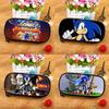 Sonic The Hedgehog Large Capacity Pencil Case With Nylon Material For School Supplies