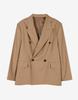 Mergo Maren Double-Breasted Blazer [Beige]