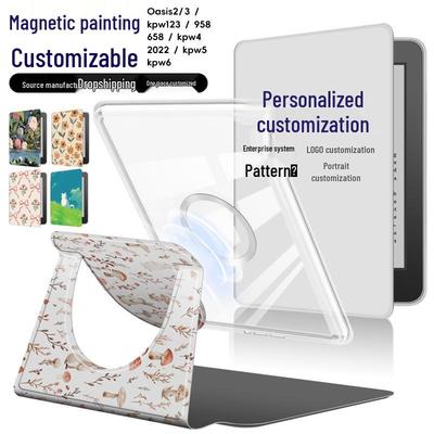 2024 Jugendausgabe Kindle Paperwhite 6543 Magnetische Abnehmbare Farbmalerei Hülle