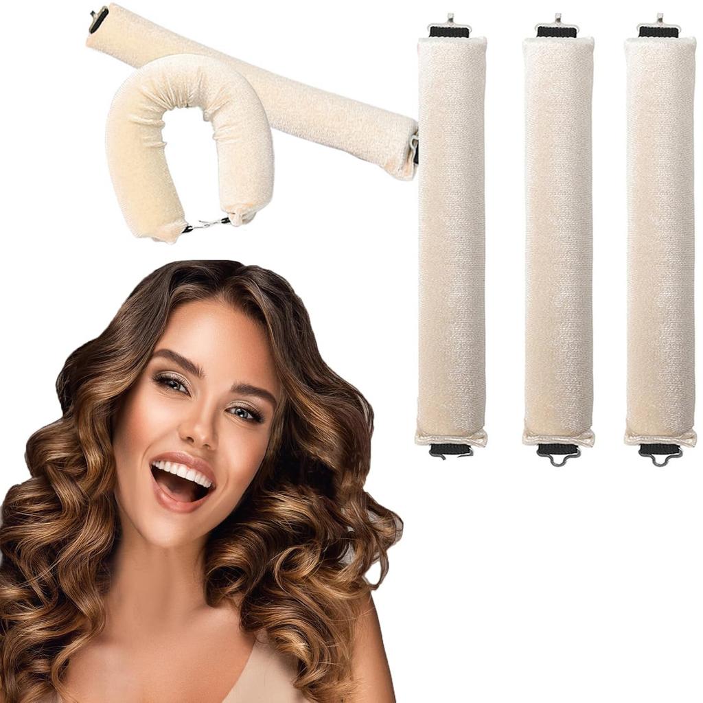 4/3/1PCS Hair Accessories Heatless Curls Beauty Women Curly Products Hair Curler Rubber Curling Sleep Hairdresser Tools Hair Foam Rollers