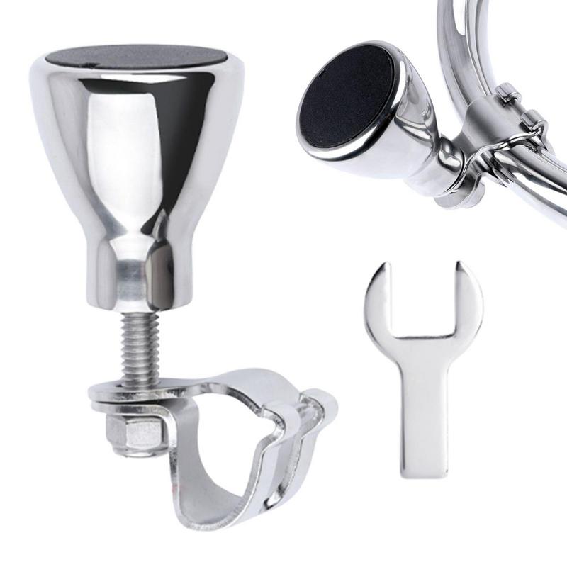 Boat Steering Wheel Ball 316 Stainless Steel Grip Knob Turning Helper Hand Control Ball Marine Steering Wheel Spinner Knob Aid