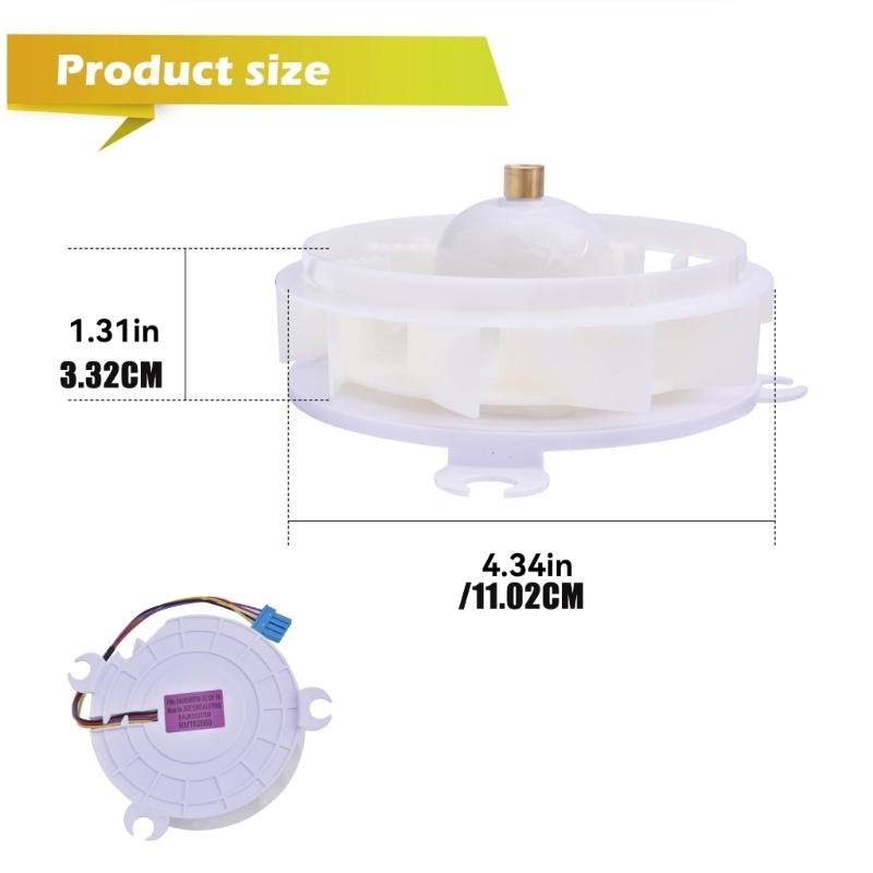12V 4Pin Refrigerator Fan Motor Assembly For EAU63503709 EAU62863005 EAU65089706 Cooling Replacement Housing