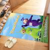 Teletubbies Personalized Text Area Rug Design for Entryway Kitchen Hallway Bedrooms Antislip Carpet Decorate Offices Birthday/Christmas Gift