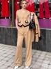 2025 Summer Three-Piece Suit: European & American Style Slimming High-Waist Blazer and Pants Set