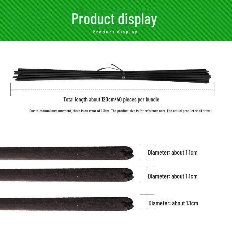Juhui Black Long Mosquito Coil Stick for Livestock and Animal Mosquito Repellent