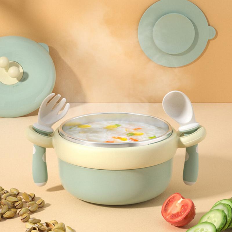 1 Set Suction Bowls For Baby With Anti-Slip And - Functions