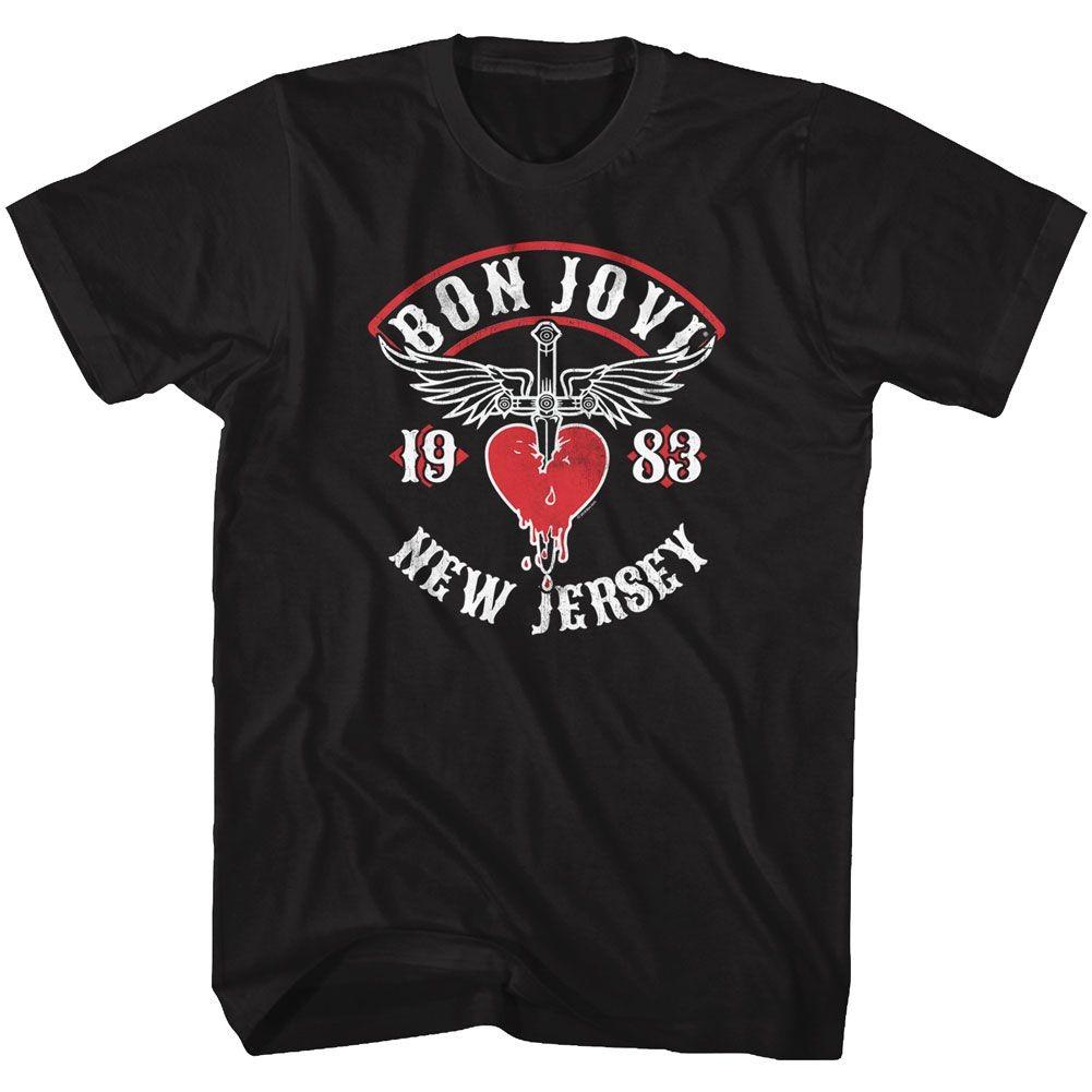 

Bon Jovi Nj38 Music T-shirt Tops Tees Men s Women s Unisex XL