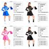 Bohemian Cheerleader Costume Set With Cotton Blend Fabric For Cosplay And Costume Parties
