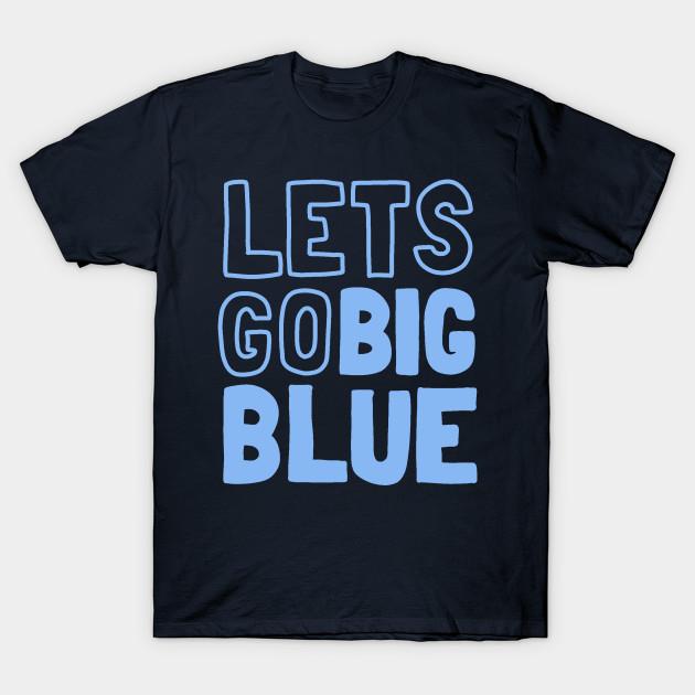 

Men Black Print T-shirt Let S Go Big Blue No-Cut Transfer Paper Print Cotton Tshirt S Темно-синій