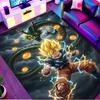 DRAGON BALL Print Rug, Washable Floor Carpet, For Entryway Dorm Laundry Room Office Study, Home Decor Birthday Christmas Gift