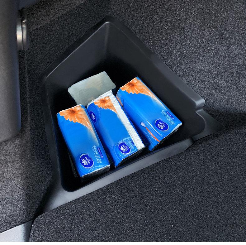 Tesla Model Y/3 Trunk Side Storage Box Cover - Interior Decoration Accessory