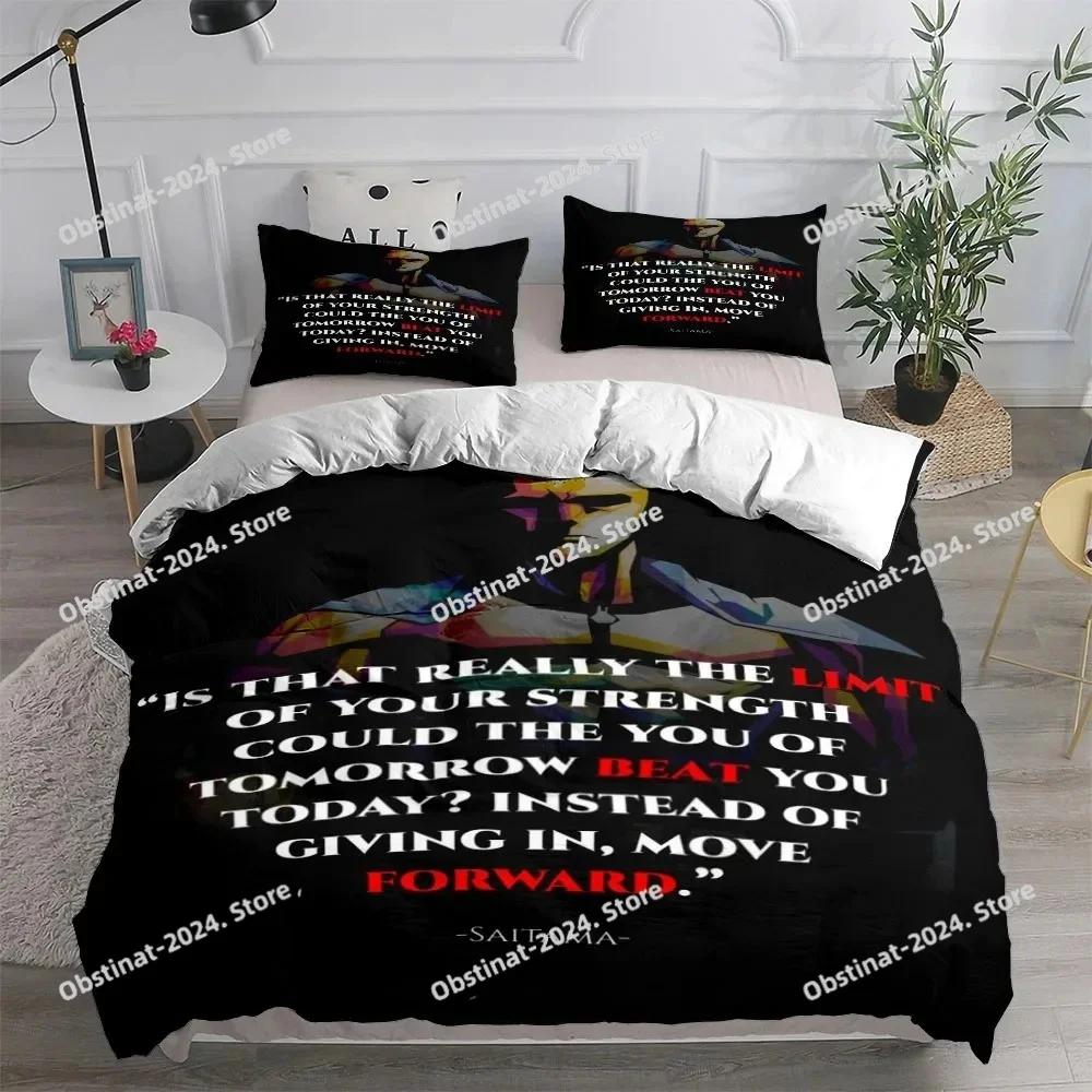Gintama Anime Beding Set Printed Bed Set With Pilowcase Bed Soft Duvet Cover Soft Single Double Quen Super King-Sized Dimensionsd Dimensions Bed Linen