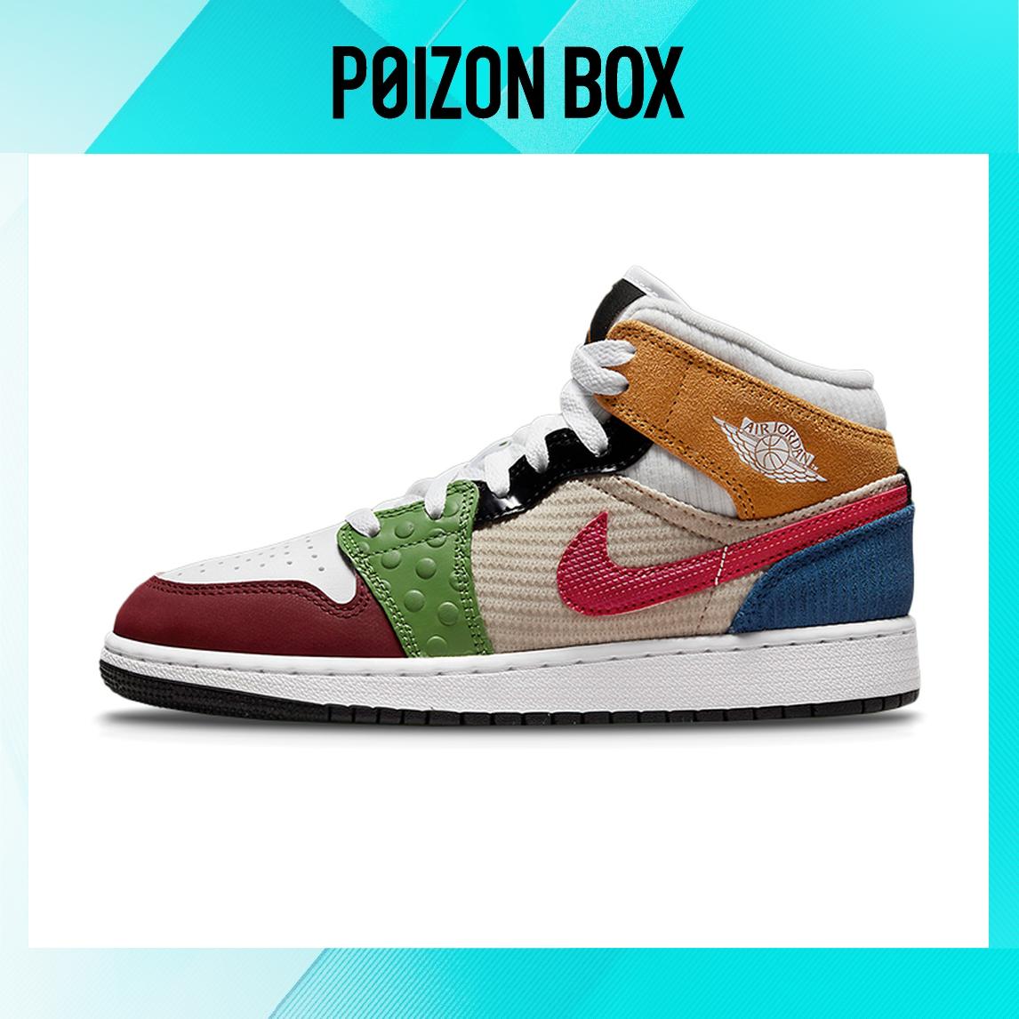 

кроссовки Jordan 1 Mid SE Multi-Materia Messy Room (GS) DR6957-100