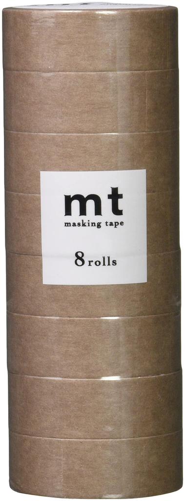 Kamoi Kakoshi Mt Masking 8 15mm Wide X 7m 517 Smoky MT08P517 Tape, Pack, Long, Beige,