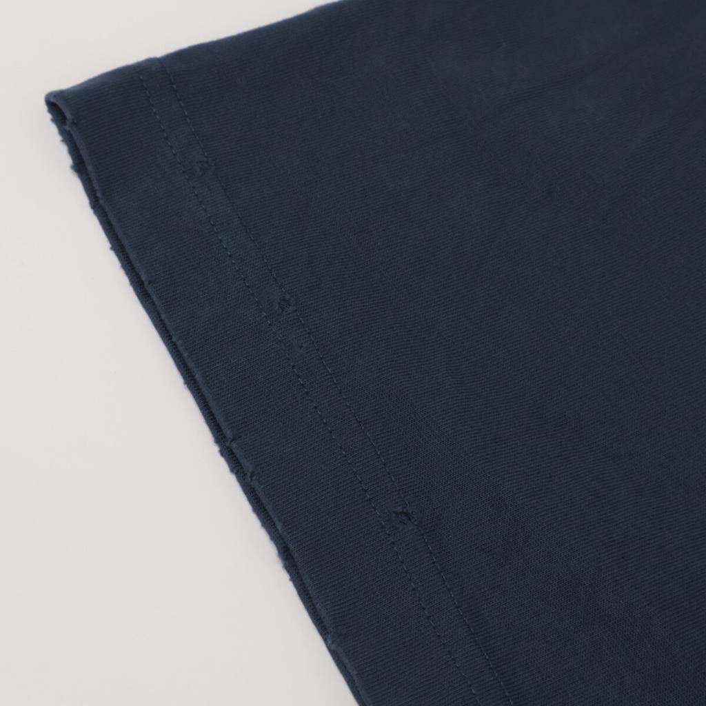 BALENCIAGA 739028 Navy 24 Year BB Logo Oversized T-Shirt tops 4 NavyUsed