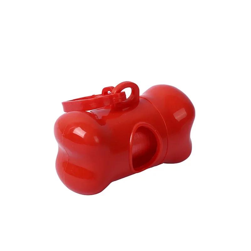 Plastic Garbage Bag Dispenser Carrier Case for Dog Waste Bag Holder, 10 Roll Pet Waste Poop Bags