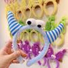 Girls Cartoon Headbands Funny Clown Horn Headwear Hair Bands Accessories Spring Hair Bands Birthday Party