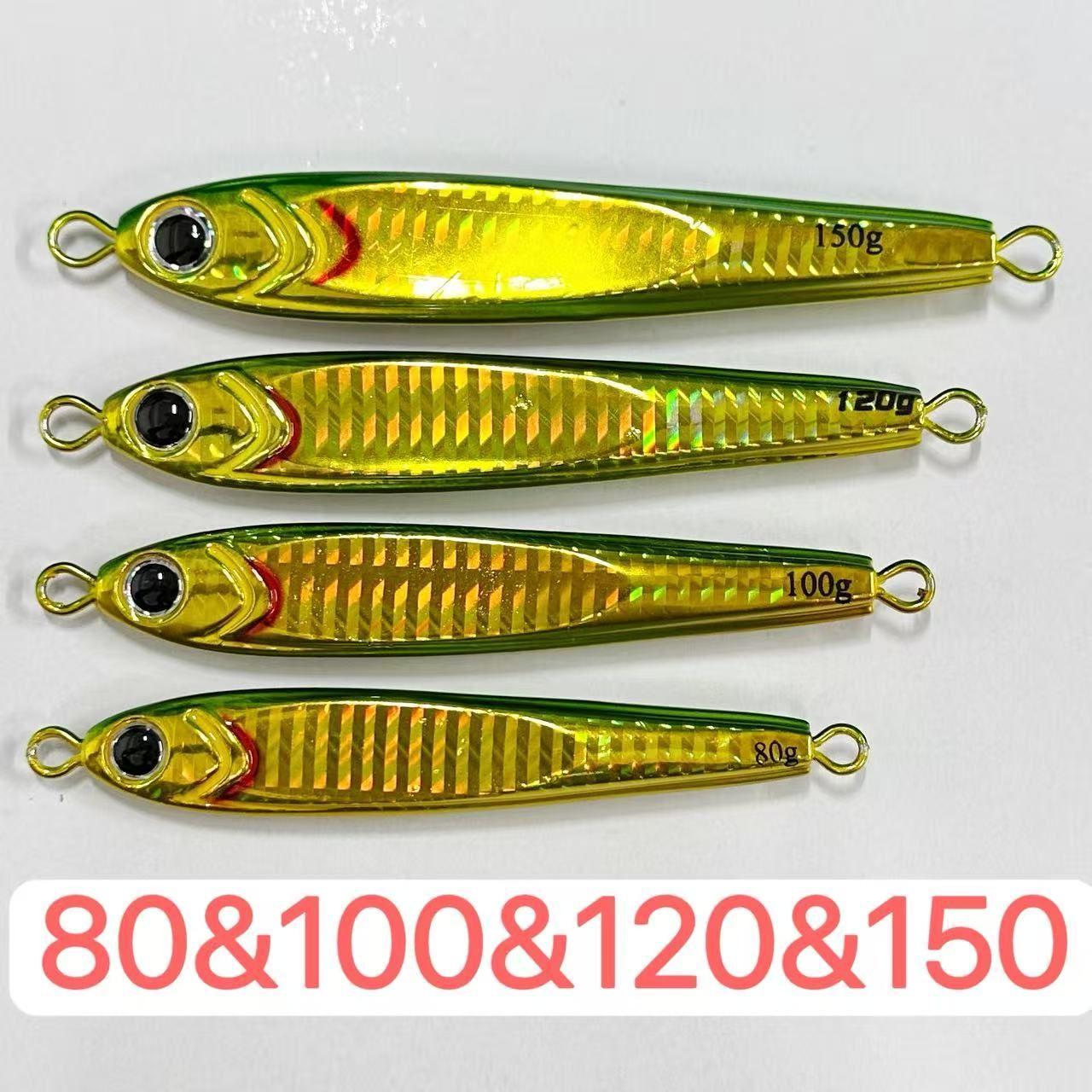 Used 4 jigs Metal jig TG bait style hairtail 80&100&120&150