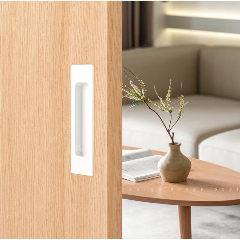 Sliding Door Hidden Pull Handle Cabinet Door Invisible Embedded Handle Kitchen Door Recessed Slot Handle For Sliding Doors