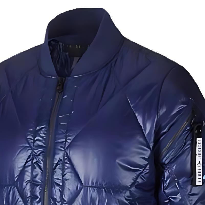 Jordan Fashionable Simple Warm Cotton Jacket Men Jackets Dark-Blue AH9052-410