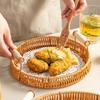 Onlycook geflochtene Obst- und Snackkörbe im Rattan-Stil