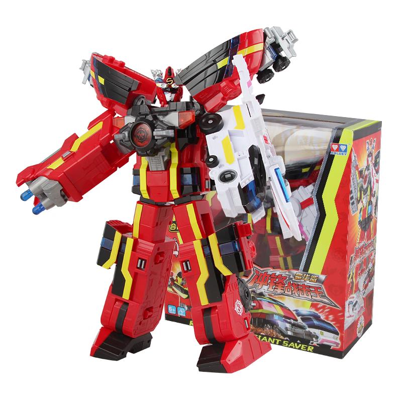 

AULDEY Giant God Battle Team 3 Transforming Robot - Charging Battle King