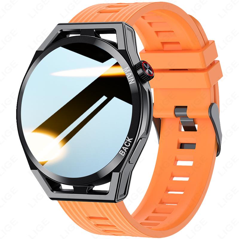New Smart Watch Men Sports Fitness Tracker Smartwatch For Men 1.32inch Full Touch HD Bluetooth Call Watch For Android IOS