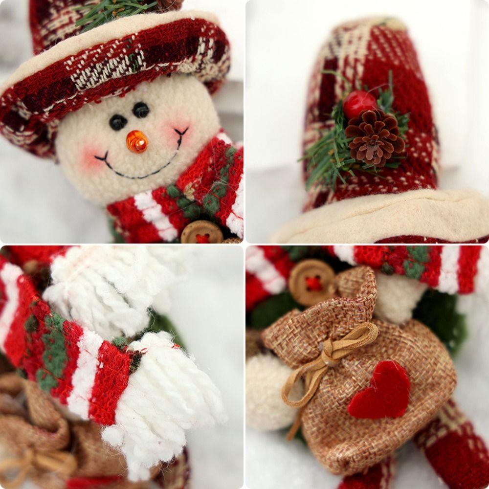 Cartoon Santa Claus Snowman Elk Doll Cute Merry Christmas Decoration  New Year Decoration