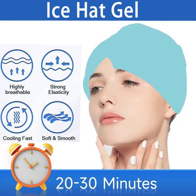 Ice Hat Gel Ice Headache Relief Καπέλο θεραπείας με κρύα συμπίεση Καπάκι Ice Head Pack Pack Mask for Tension Sinus Stress