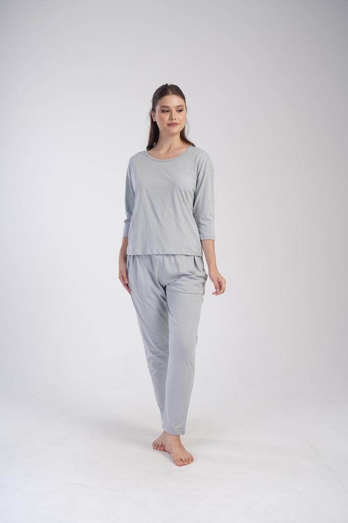 Women's Cotton Pyjamas Long Trousers And Long Sleeve S Vienetta Comfortable