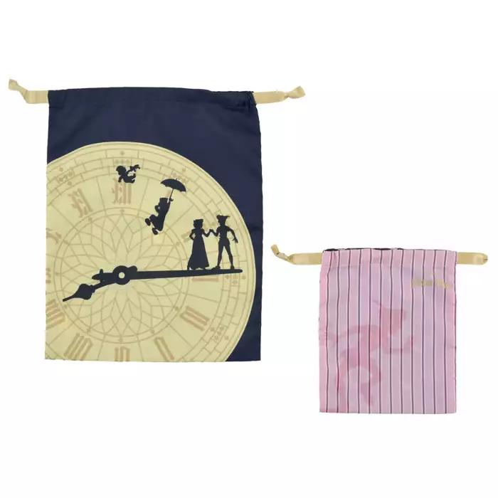 Disney Peter Pan Drawstring Bag Set PETER PAN TRAVEL NEW Disney Store