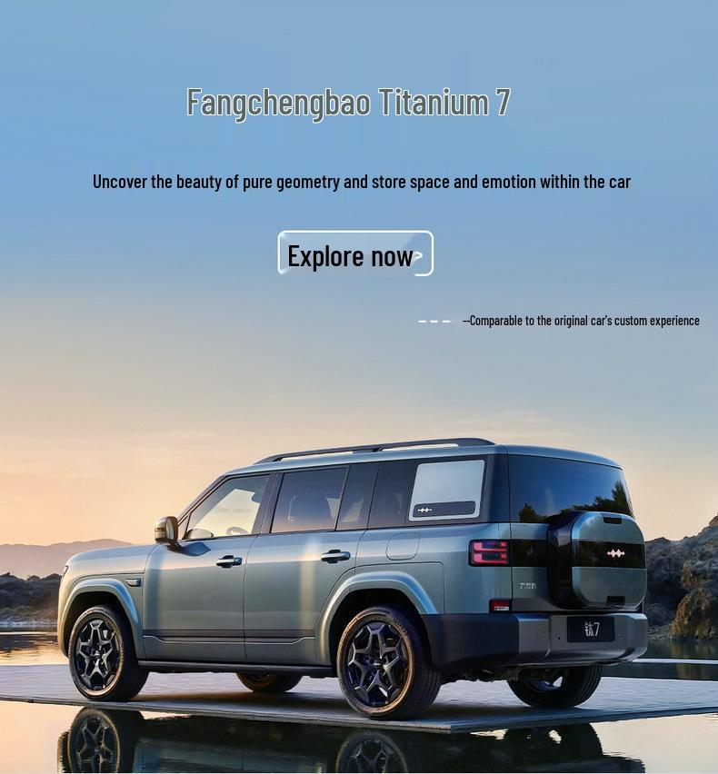 Titanium 7 Perforated Leather Car Seat Covers 2025 - Max Version for 200KM Two-Wheel Drive, Breathable & Full Coverage