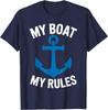 Funny Boat Art for Men Women Boating Boat Owner Boat Lovers T-Shirt