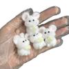New Kawaii Squishy Handmade Silicone Hamster Flocked Seal Chicken Mini Guinea Pig Cute Girl Gift Diy Kids Toys Slow Rebound