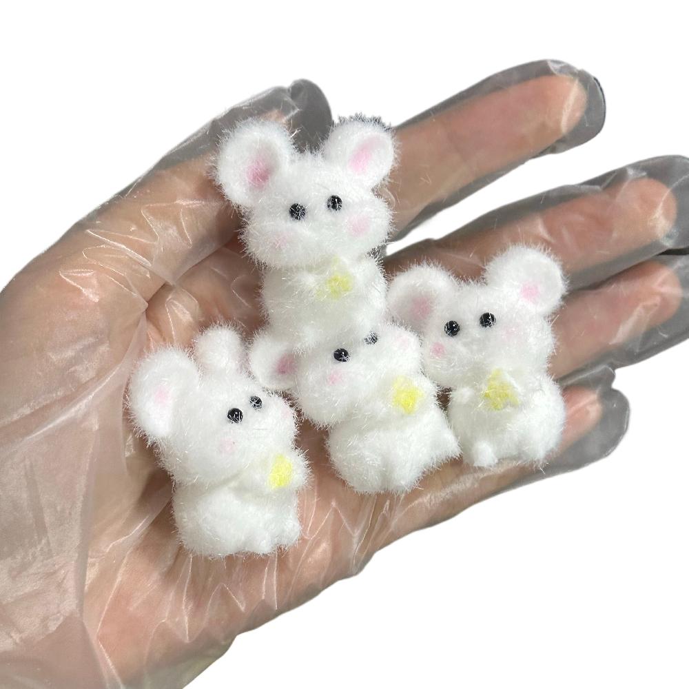 New Kawaii Squishy Handmade Silicone Hamster Flocked Seal Chicken Mini Guinea Pig Cute Girl Gift Diy Kids Toys Slow Rebound