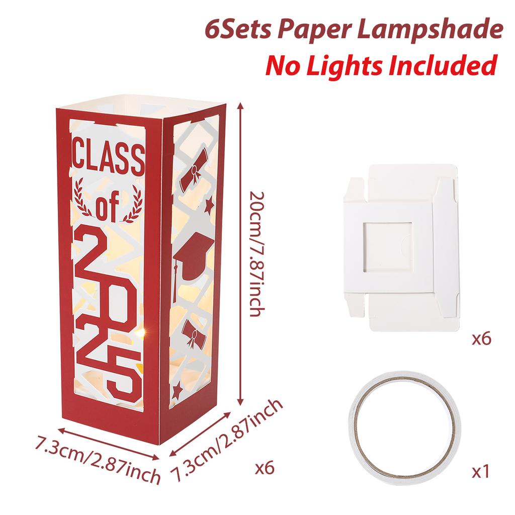 Graduation Lanterns Table Decor Graduation Table Centerpiece Box Class of 2025 Graduation Decorations For Home Congrats Grad