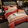 Luxusní klasický povlak na peřinu s vzorem Paisley 3ks Měkká bohémská oboustranná souprava povlečení 100% bavlna Vintage exotický květinový přehoz