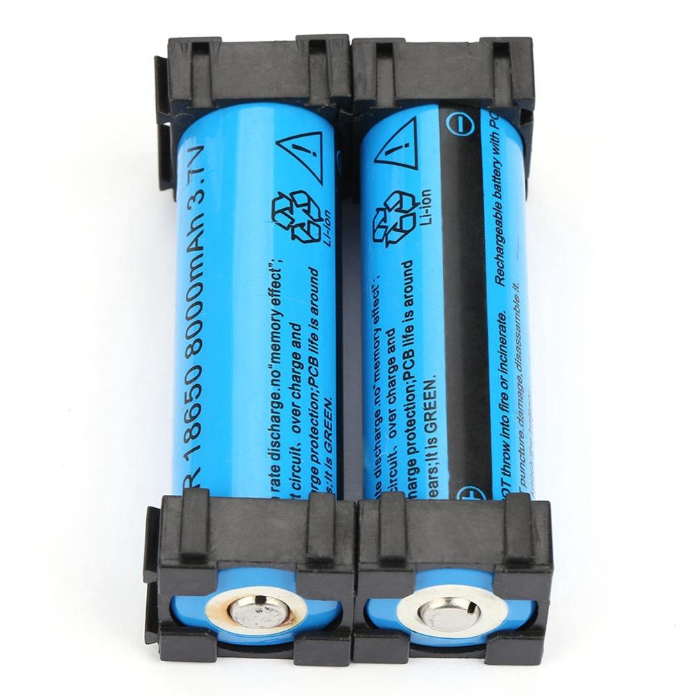 100 PCS Cylindrical Cell Lithium Battery Holder Cell Spacer Battery Storage Box Battery Spacing