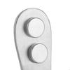 1 Pair Hook Stainless Steel Clothes Towel Robe Wall Mount Hanger Holder for Home Bathroom