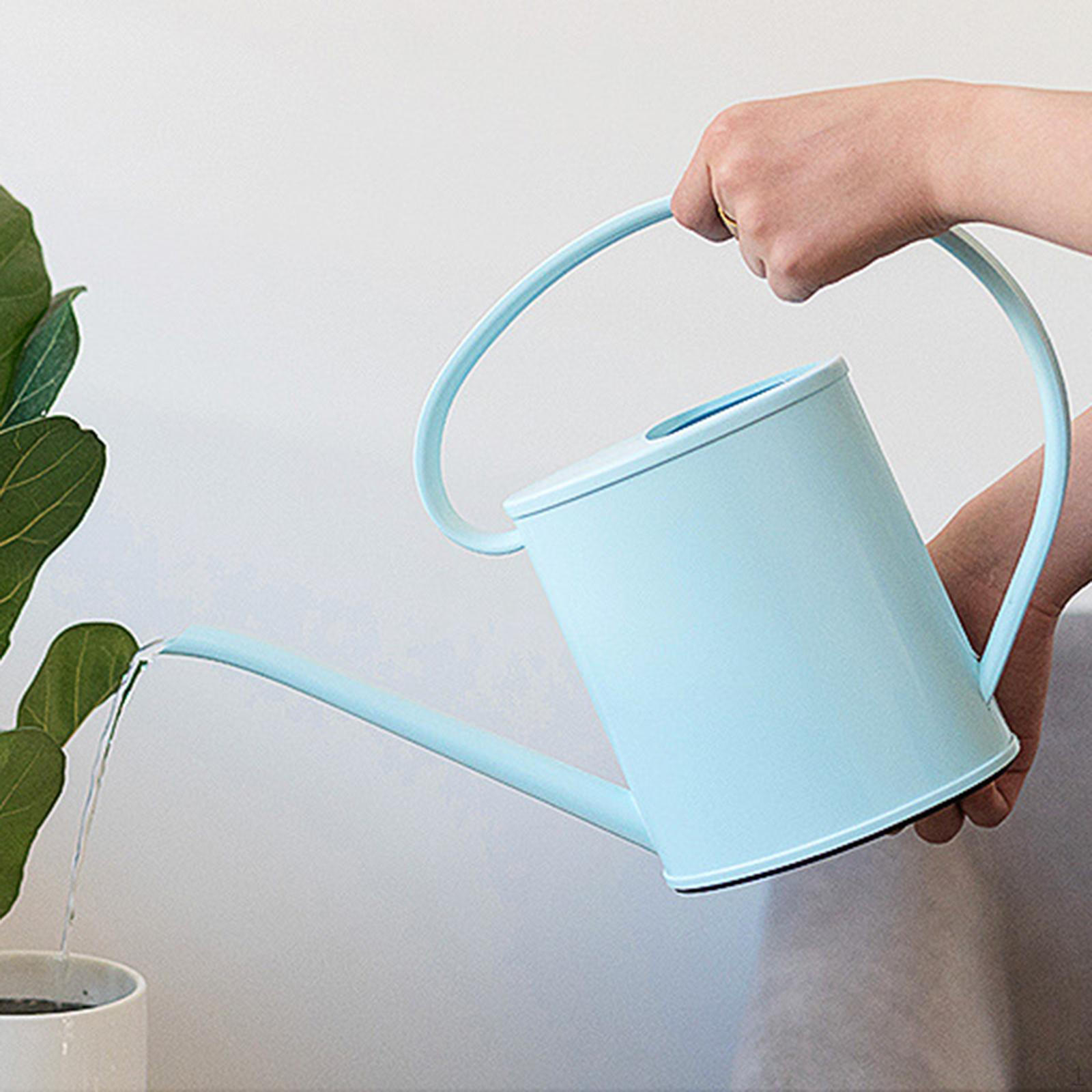 

Лейка 1,2 л Эргономичная ручка Модная лейка с длинным носиком Вода для дома Квартира синий