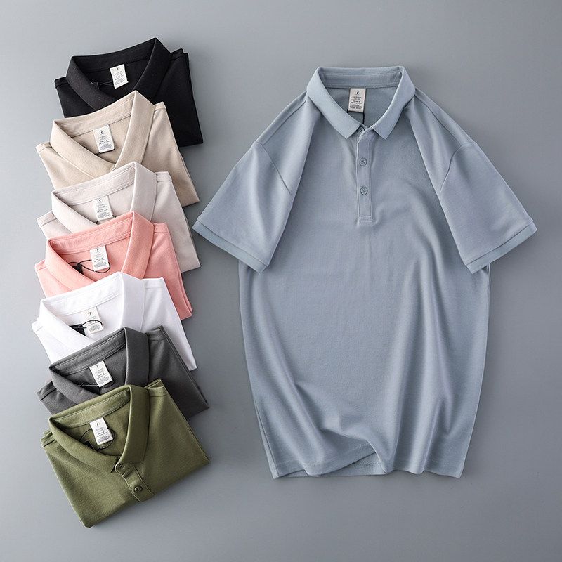Fashion Brand Polo Shirt Summer Casual Foreign Trade Short-Sleeved T-shirt