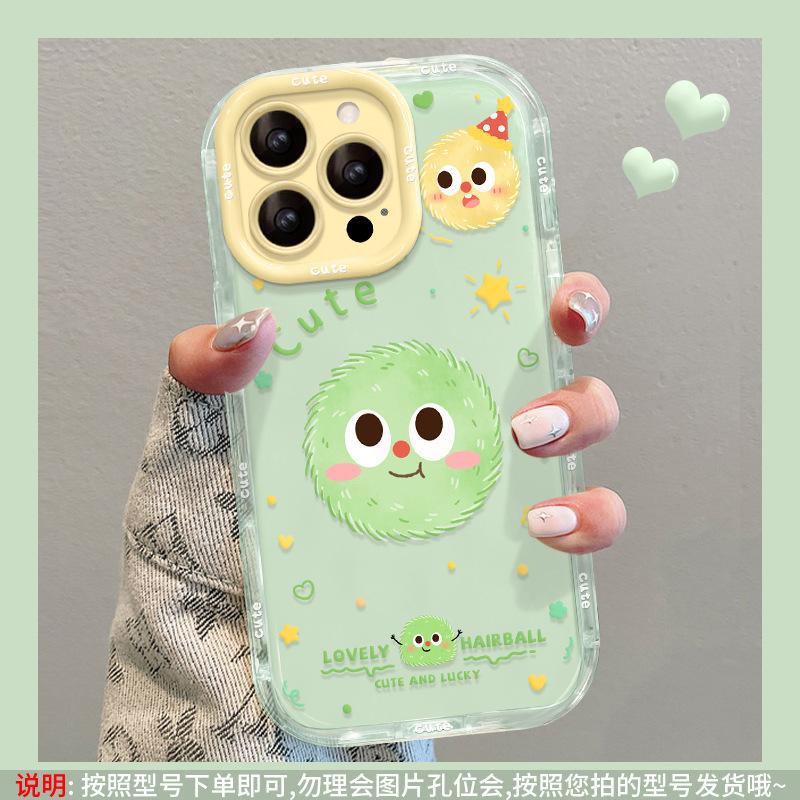 Colored briquettes are suitable for Apple 16 cute mobile phone case iphone13pro fulcrum bracket 15max sweet 14 women