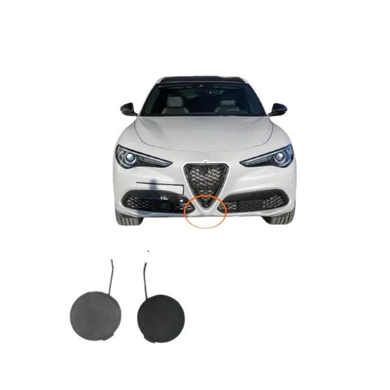 Car Front Bumper Tow Hook Cover For Alfa Romeo Giulia 2017 2018 2018 OEM 156115007 156115008
