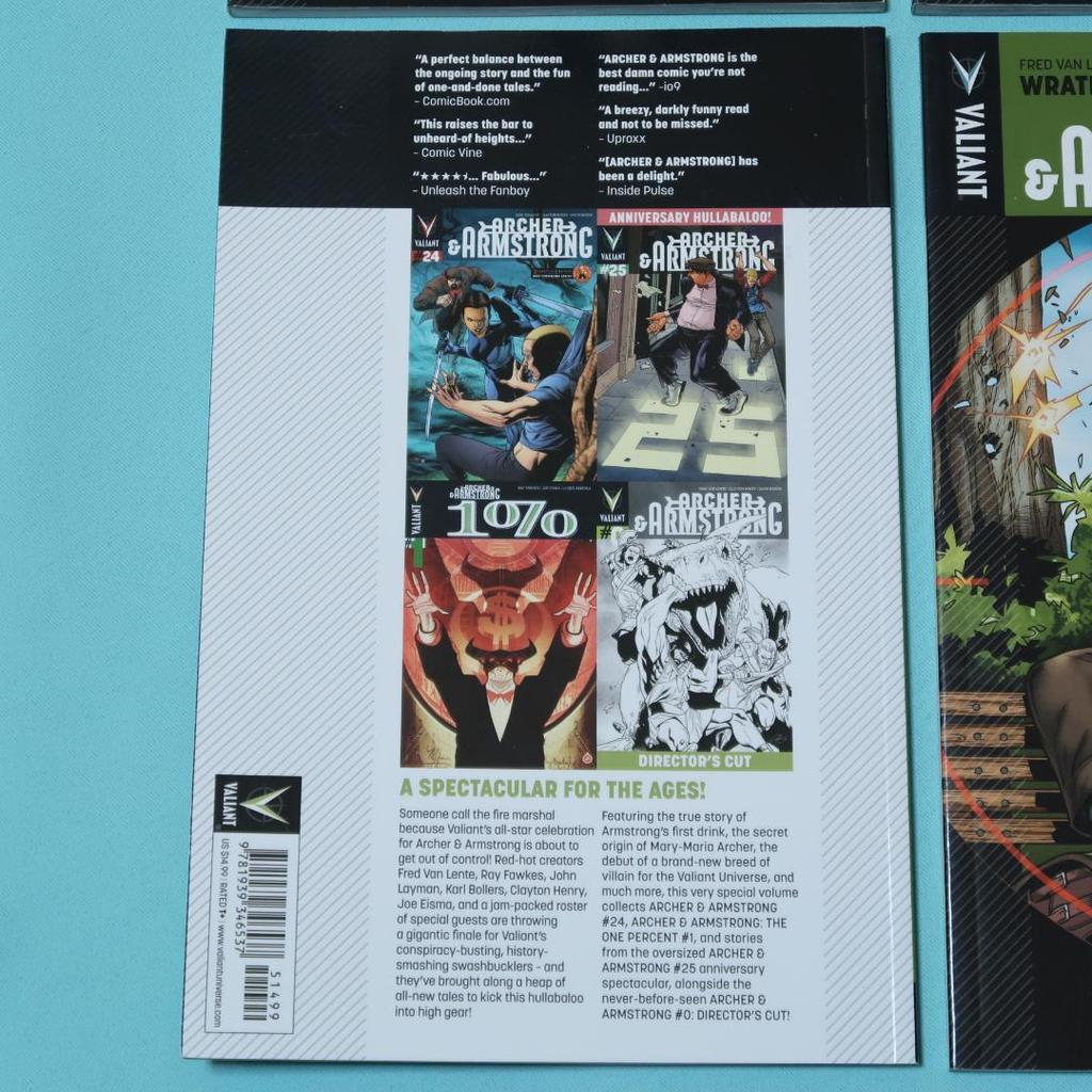 [USED] Sale! Foreign Books American Comics RCHER & ARMSTRONG VALIANT 4 books