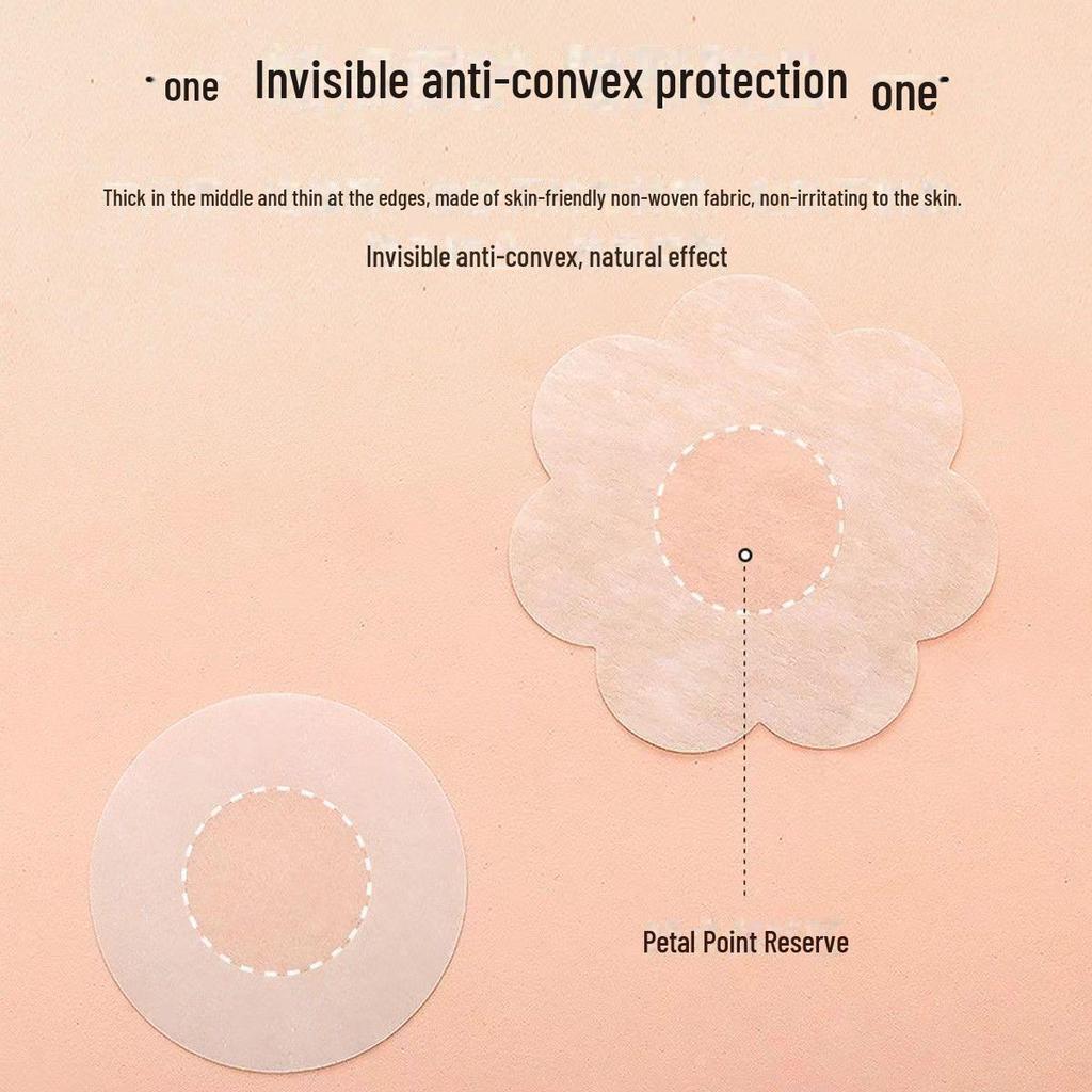 Ultra-Thin Non-Woven Disposable Nipple Covers - Waterproof, Breathable, Invisible for Swimming (5 Pairs)