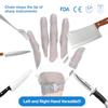Guante Malla Acero Inoxidable XXS-XL, Protección Anticorte Nivel A9 - Material Grado Alimenticio Resistente para Cocina, Carnicería, Chef
