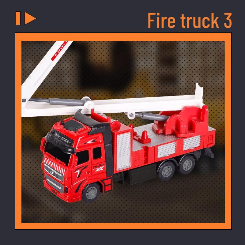 Little King Alloy Toy Pull-Back Excavator - Children's Construction Vehicle Model 