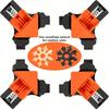 4PCS 90-degree Angle Clamps | Woodworking Angle Clamps, Right-angle Clamps Fixed Fixtures With Adjustable Hand Tools, Suitable For Cabinets