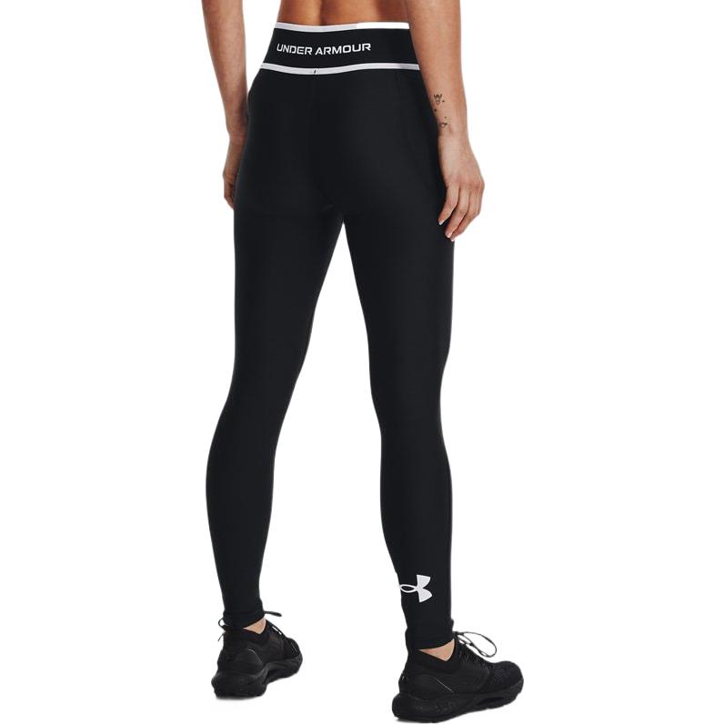 Under Armour Dámské sportovní legíny s potiskem, černé 1369898-001